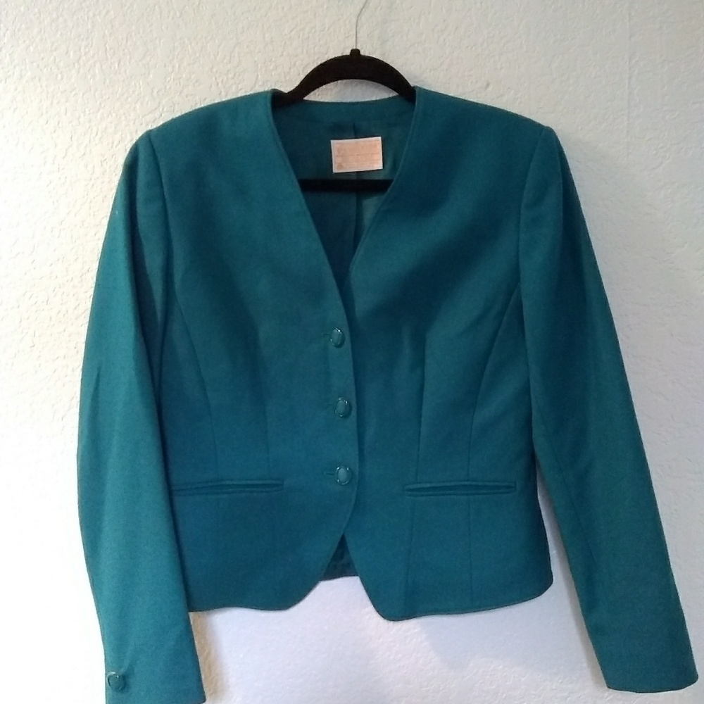 Pendleton Wool Single Button Blazer Jacket Usa - image 5